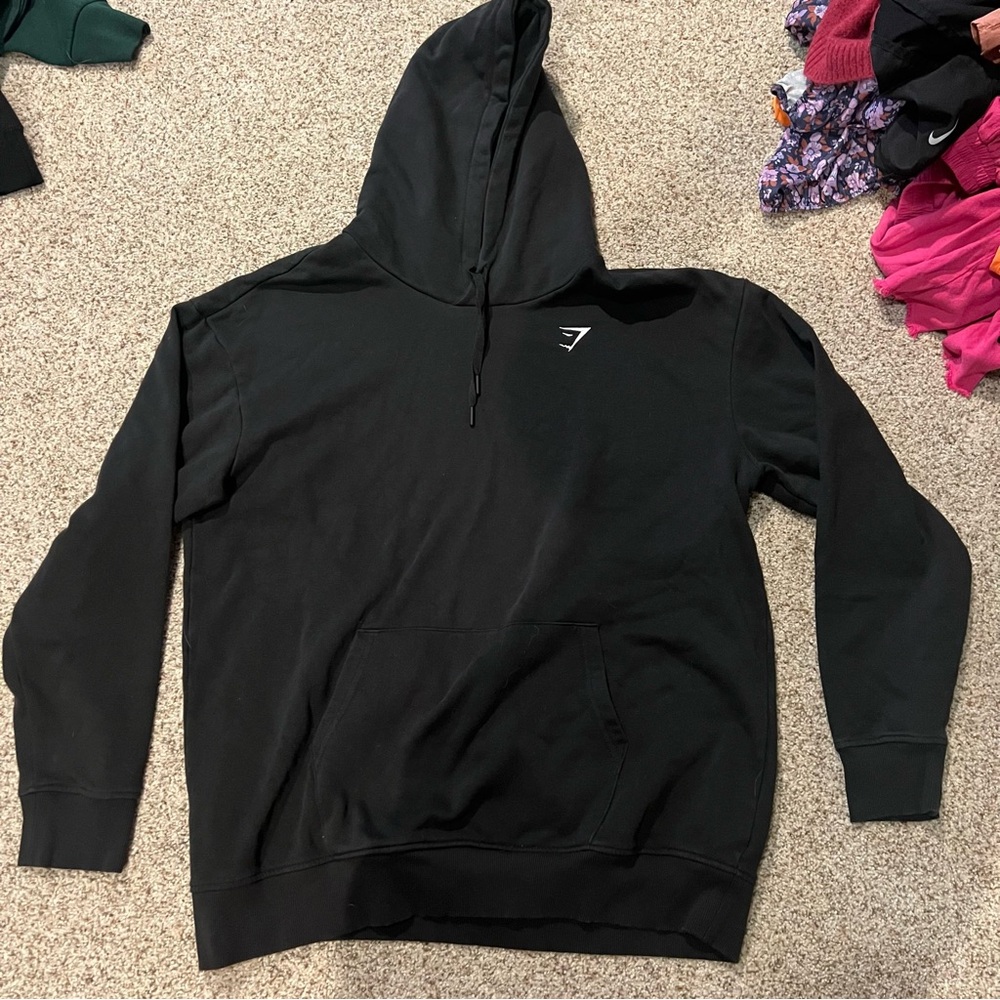 Gymshark Training Oversized Black Hoodie - Picture 2 of 4